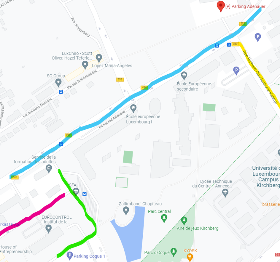 map of school